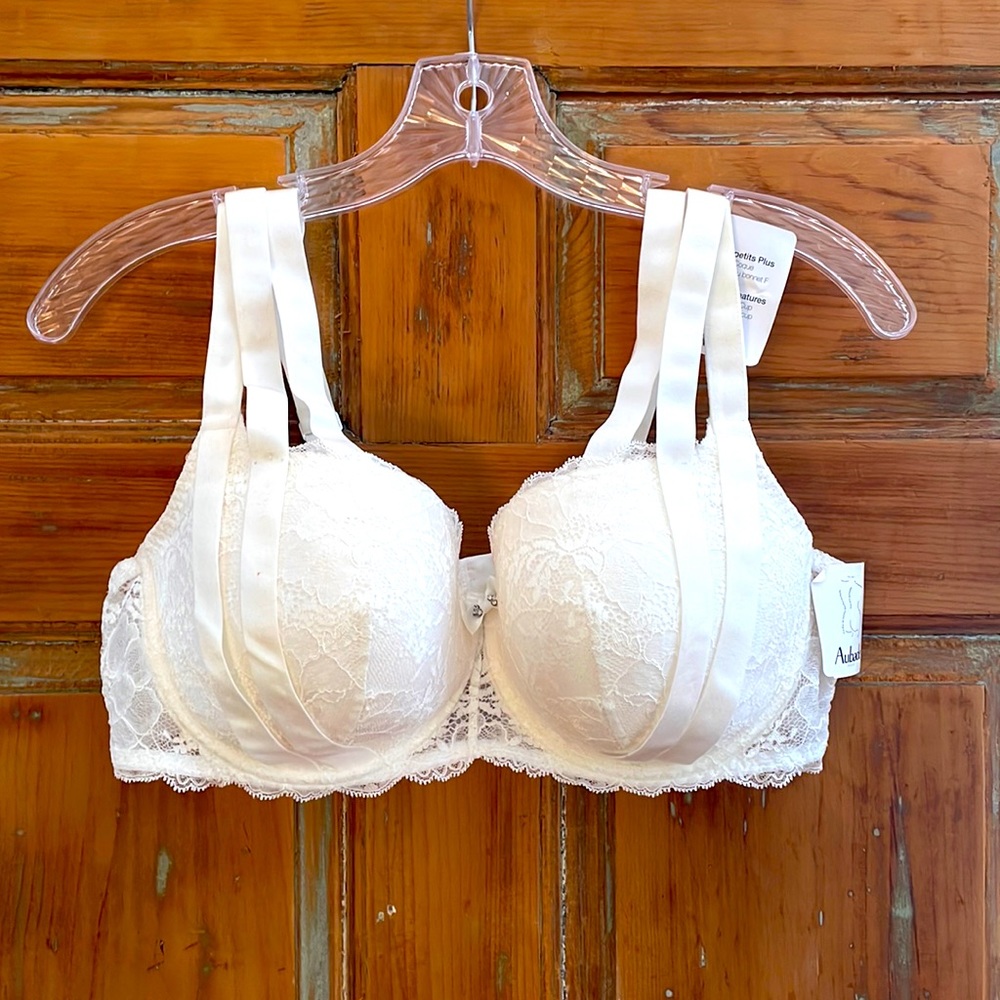 Aubade Fièvre de Glace Plunge Bra in Opal NWT 40D